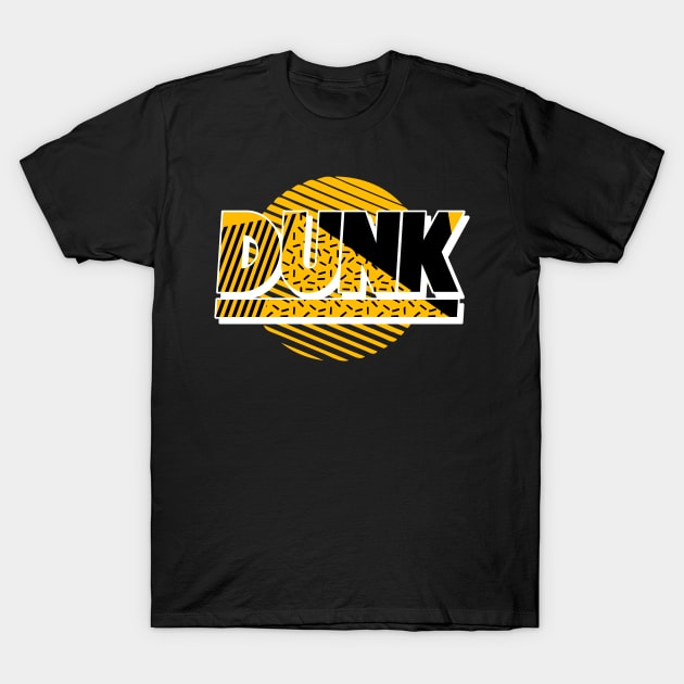 Goldenrod Pattern Dunk Sneaker Art T-Shirt by funandgames